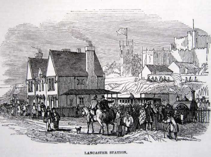 1846 Lancaster Castle Railway Station